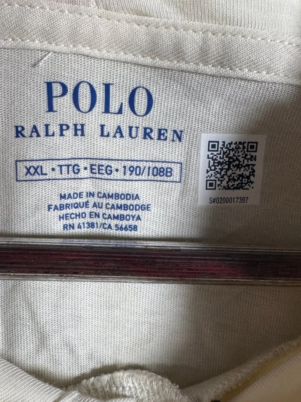 Polo Ralph Lauren Hooded Shirt Mens XXL Cream Hoodie Lightweight Tee $70